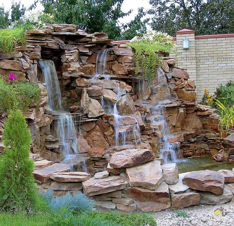 Водопад-фонтан Ручеек садовый