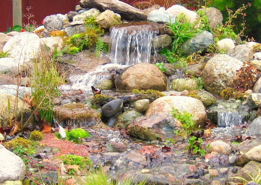 Грот из булыжника парк Стоу