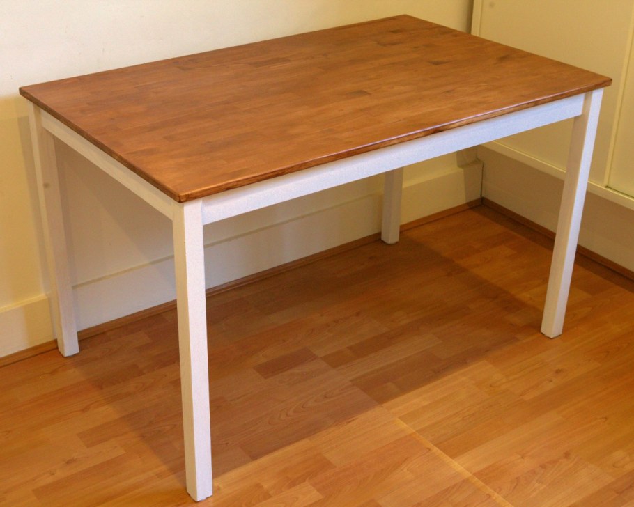 Стол икеа деревянный перекраска