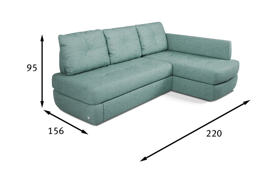 Угловой диван-кровать Арно с левым углом