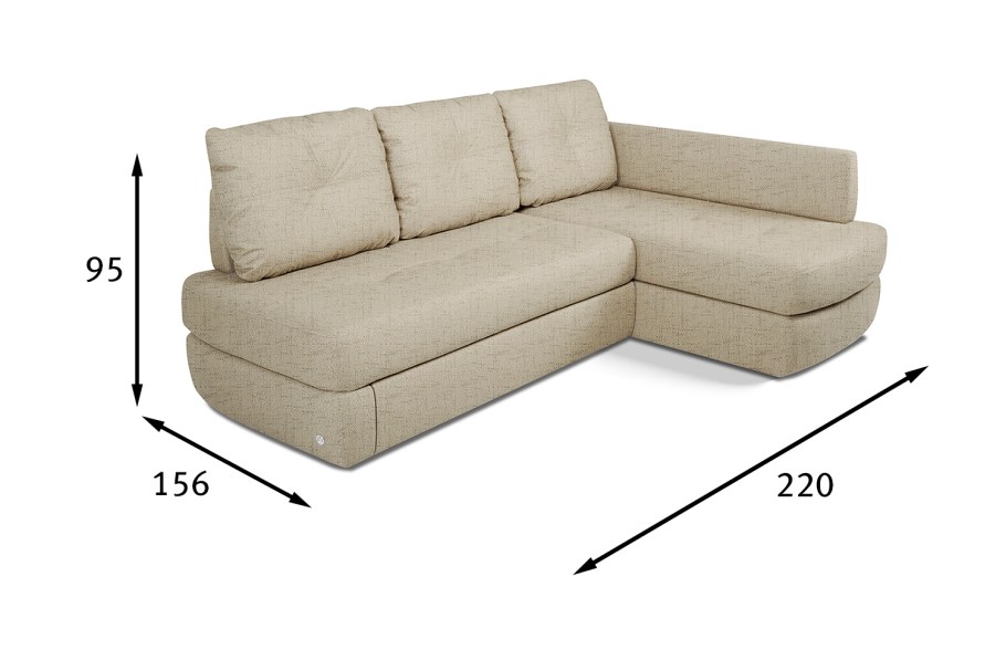 Диван Арно пуше угловой