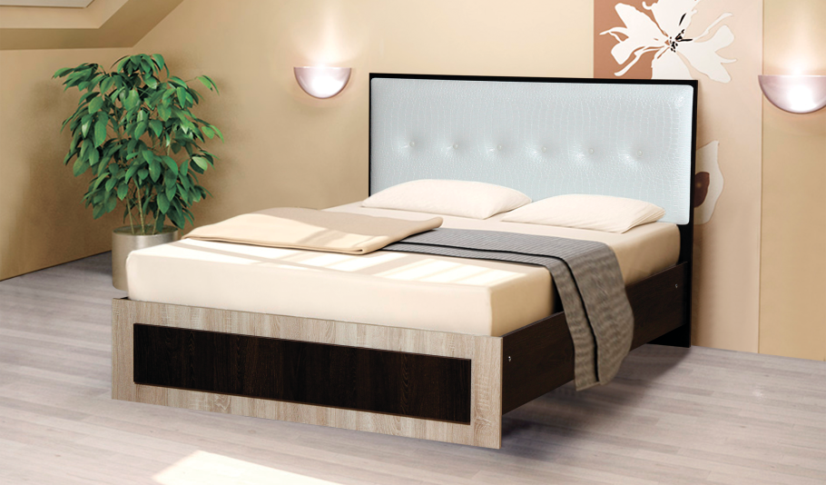 Кузнецкая мебельная фабрика кровать с мягким изголовьем