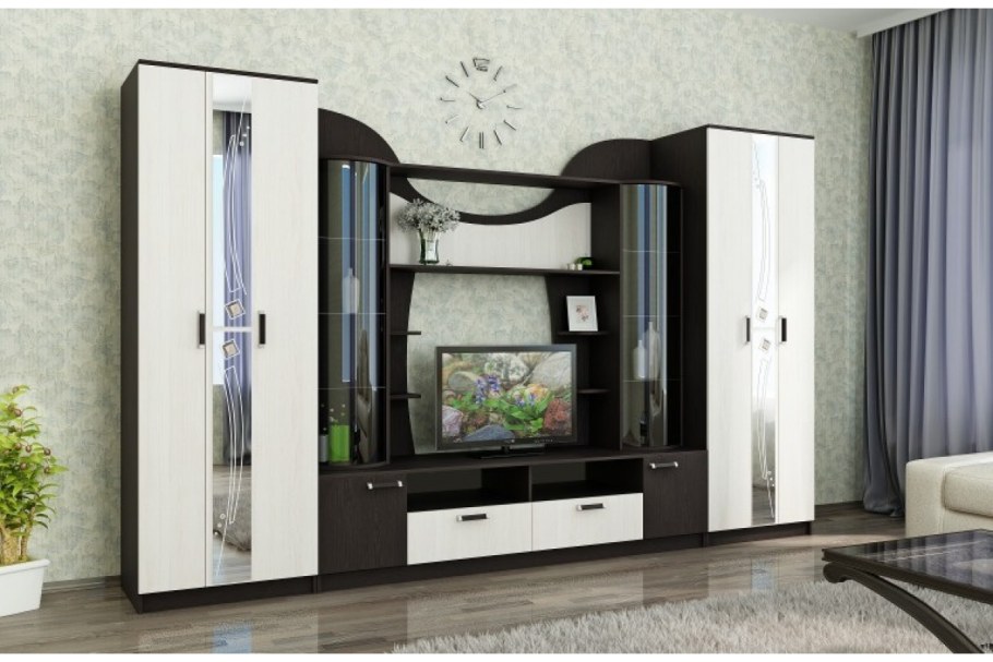 Гостиная премьер венге/дуб молочный