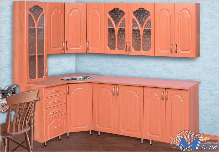 Угловая кухня Лилия мир мебели