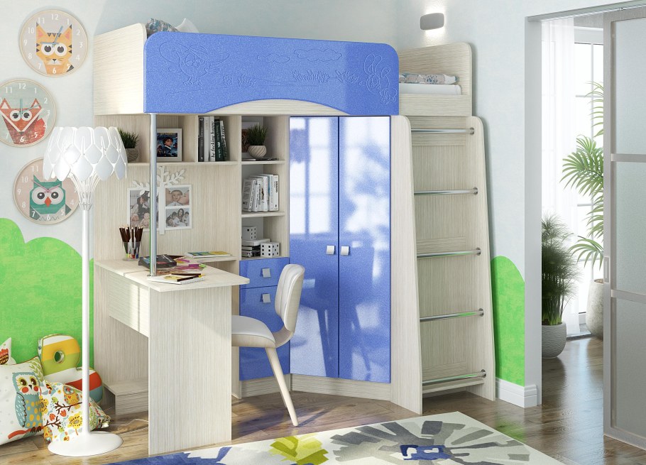 Детская мебель Бэмби 4м