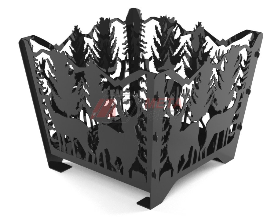 Компас 3д костровая чаша