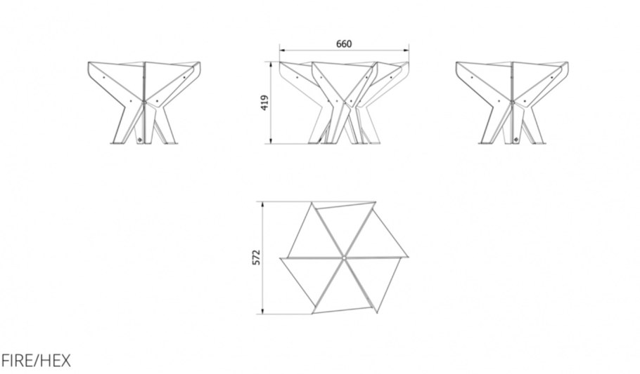 Костровая чаша лазерная резка