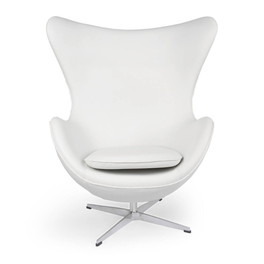 Кресло Egg Chair by Arne Jacobsen белое