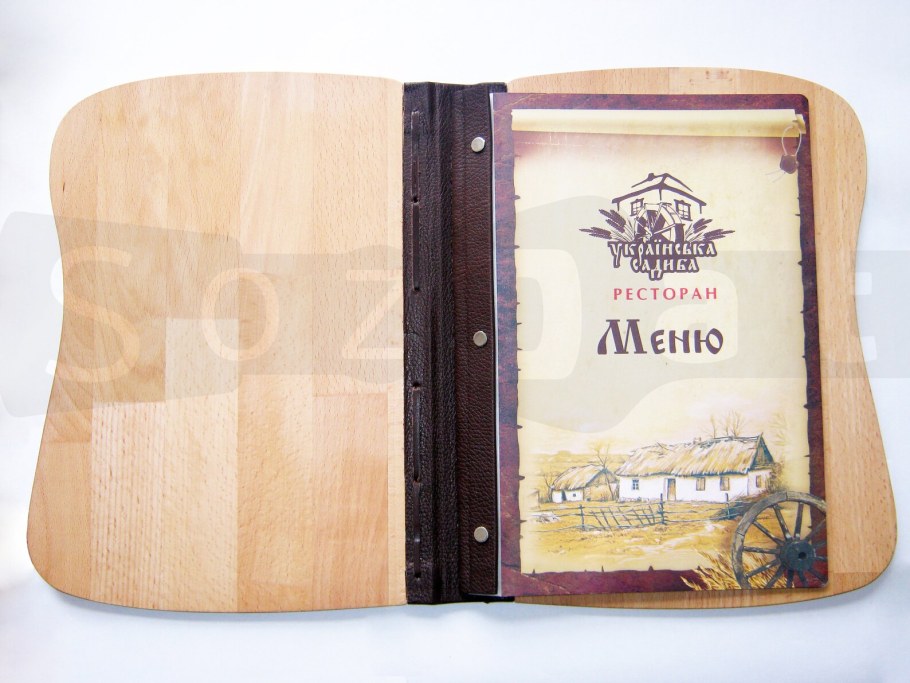 Органайзер из дерева для рестооан