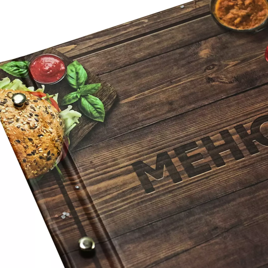 Деревянная счетница для ресторана