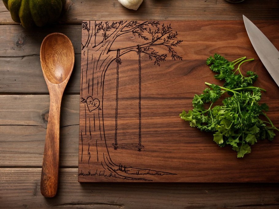 Меню на дощечке