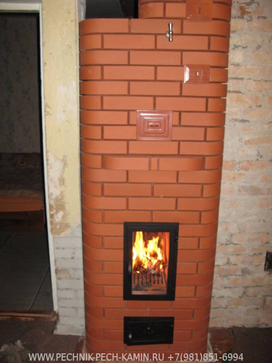 Печь отопительная дровяная голландка