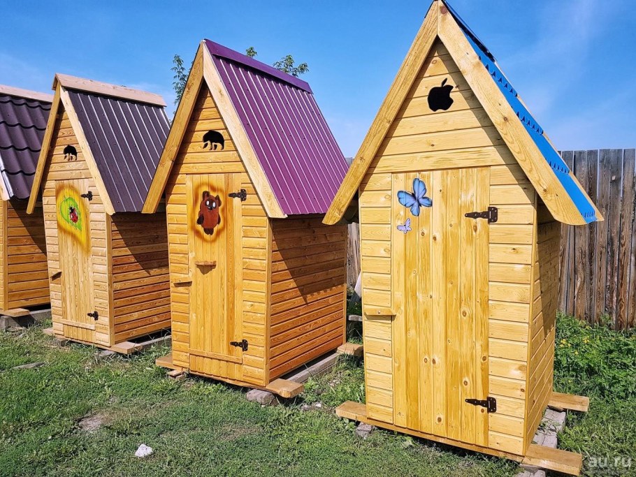 Туалет с односкатной крышей чертеж