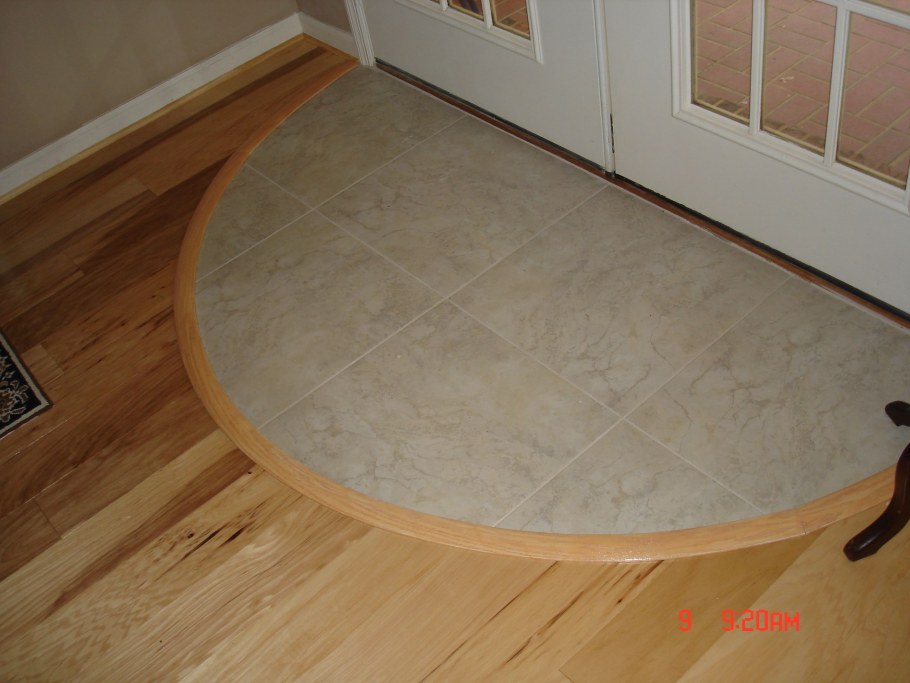 Ламинат на полукруг