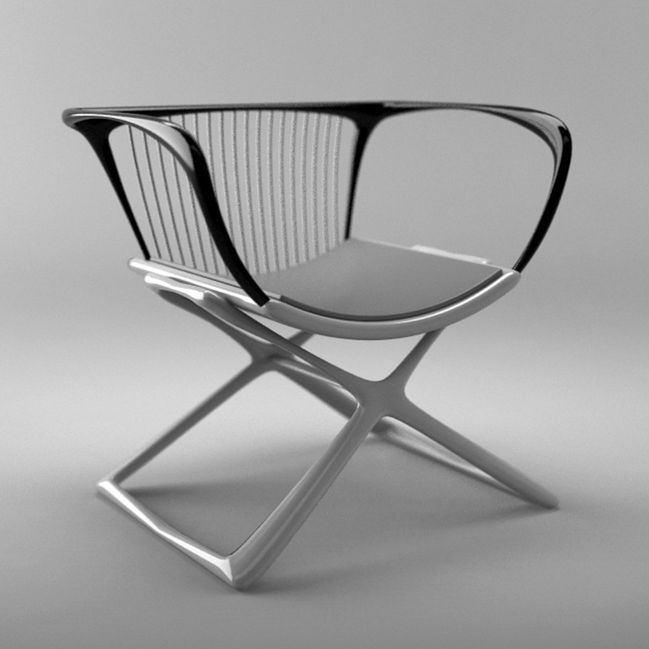 Стул деревянный Данте молочный с золотой патиной