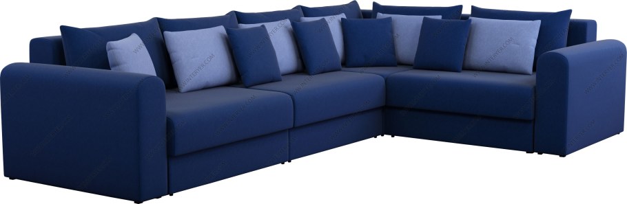 Диван угловой Мэдисон Лонг , НБП, рогожка,левый угол