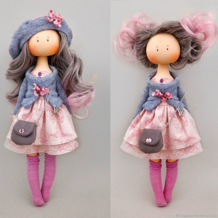 Кукла Тильда вязаная крючком