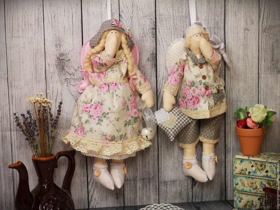 Мягкие интерьерные куклы