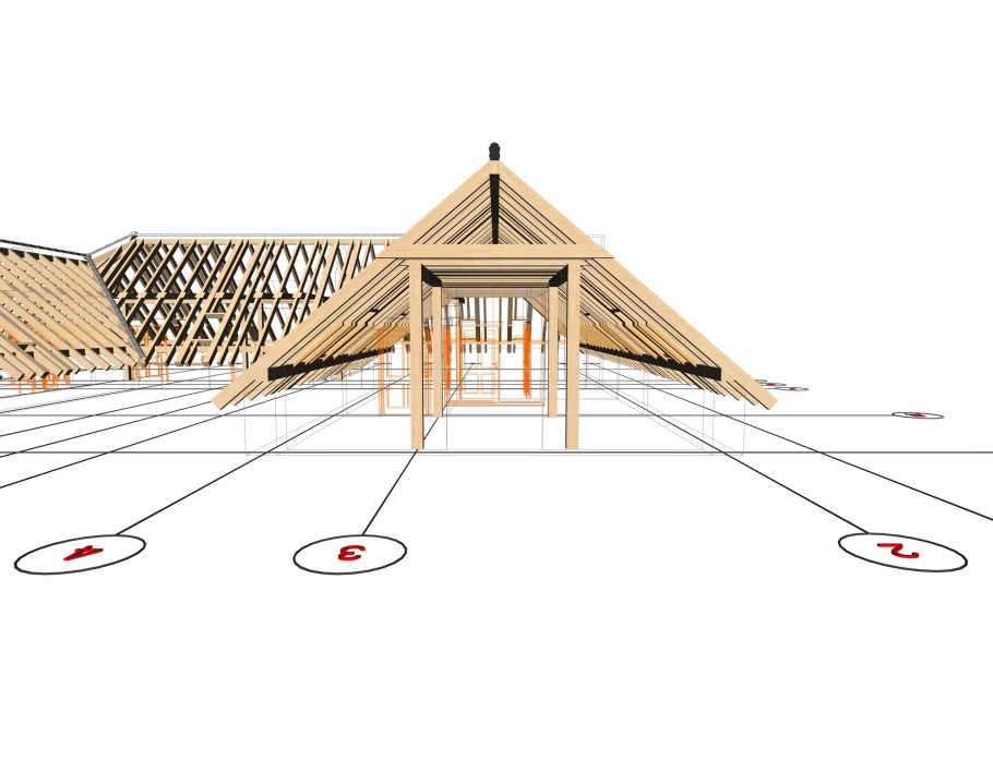 Стропильная система на г образный дом