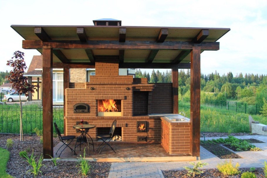 Печь барбекю Гудкова