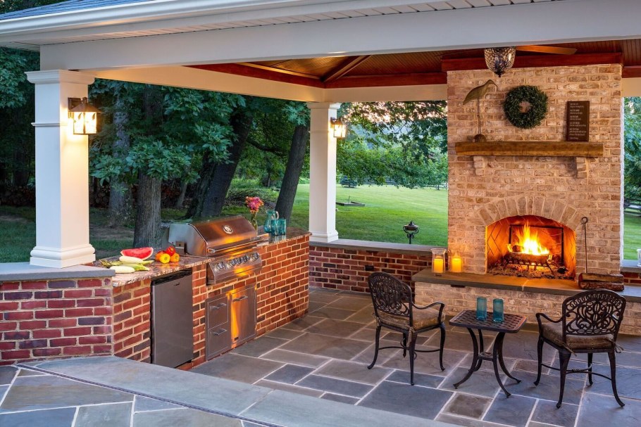 Печь для веранды на даче