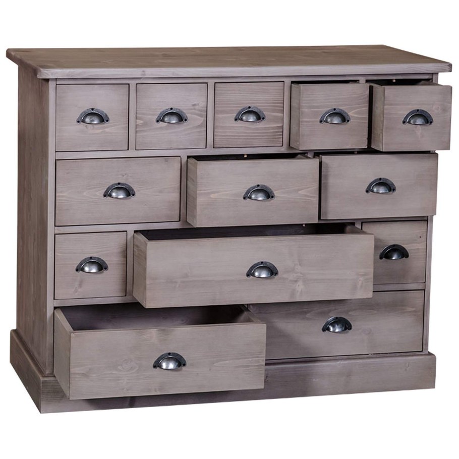 88m-103 комод Аптекарский 13 ящиков Leandre (Леандр)