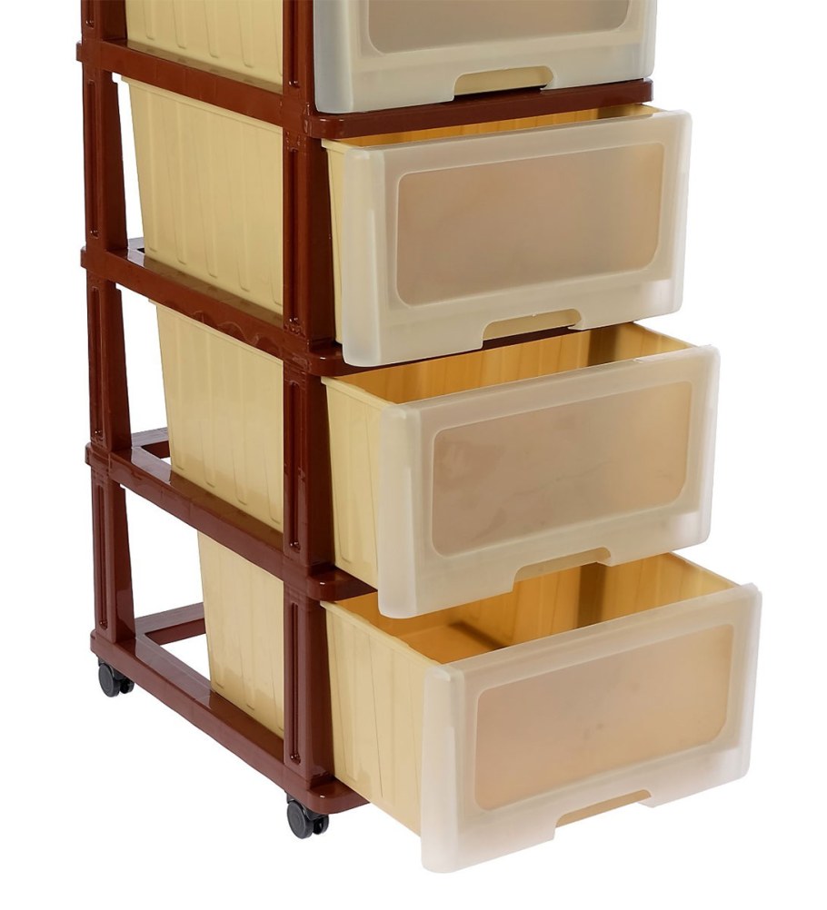 Комод "панельный" 4-х секционный "ДД" арт.04014 400x500x985(h)mm