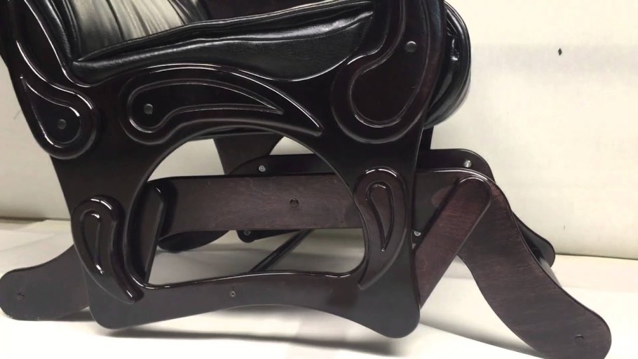 Кресло-глайдер модель 68 Verona Antrazite Grey, венге