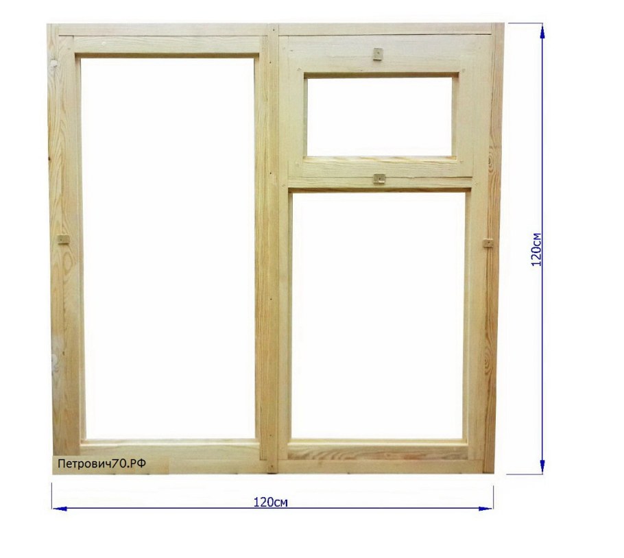 Оконный переплет неостекленный