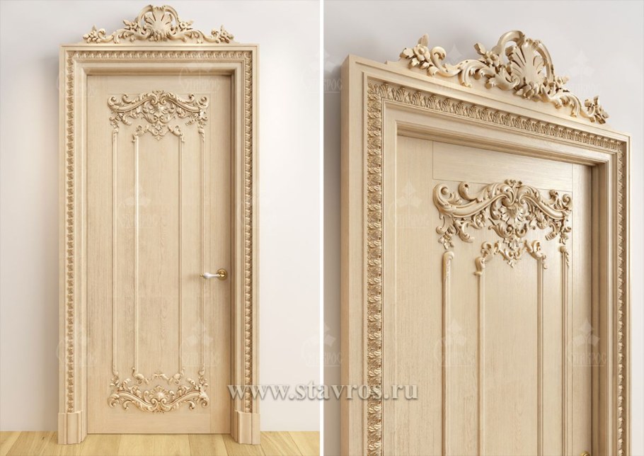 Резные двери