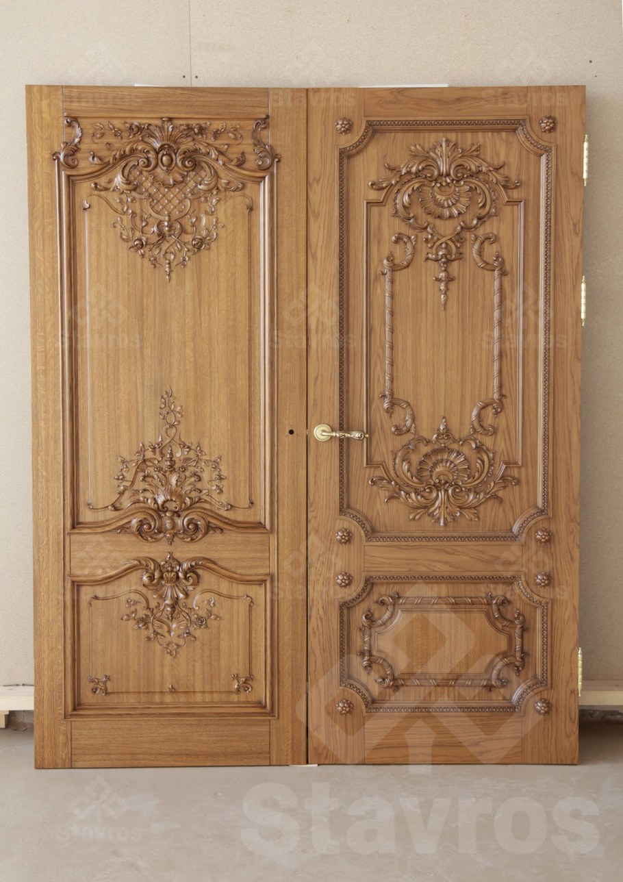 Резные входные двери