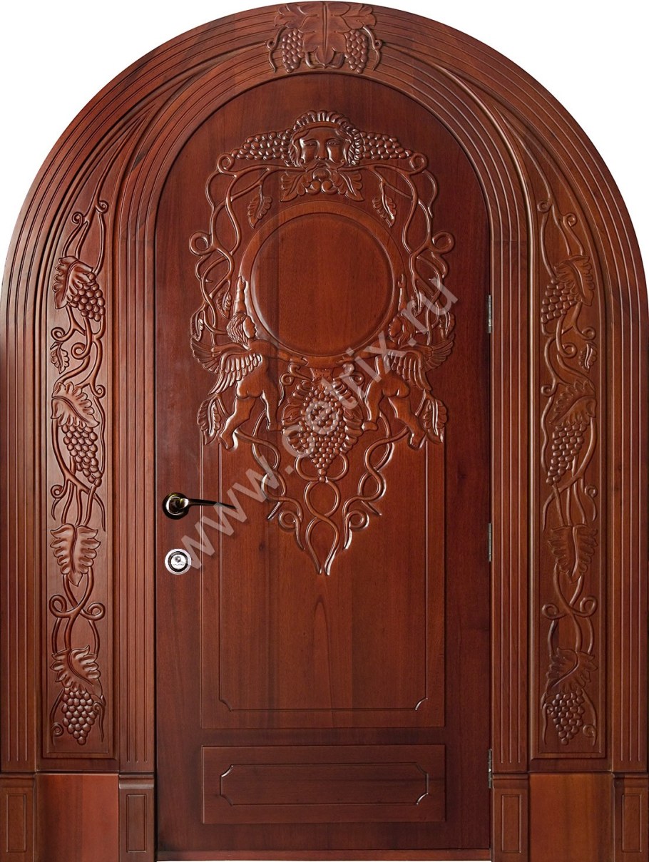 Резьба по дереву двери