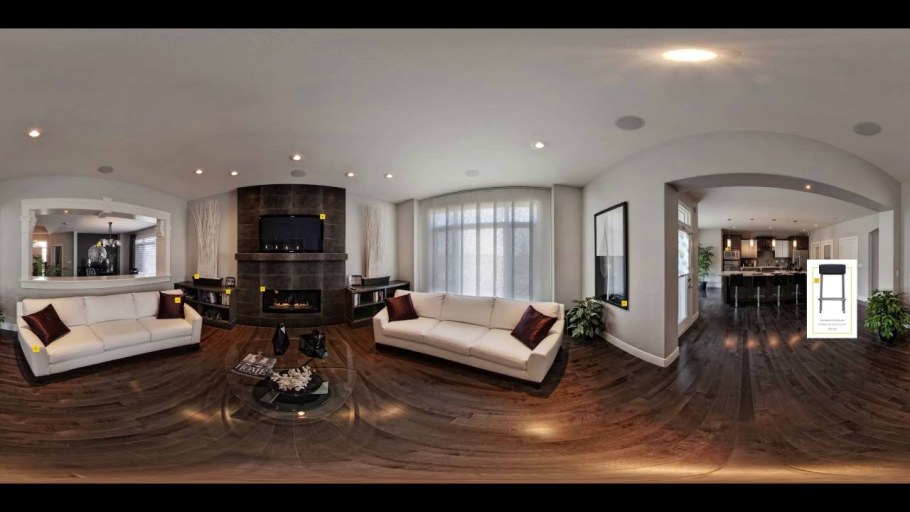 Панорамные снимки интерьеров