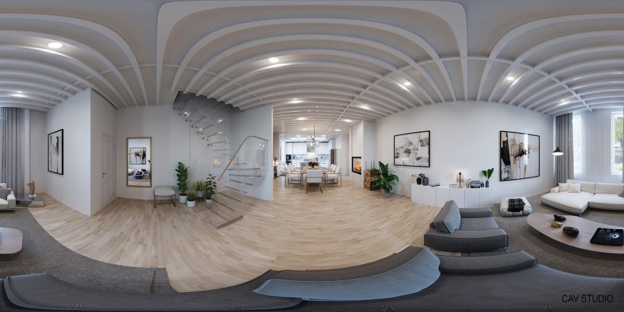 Панорамные снимки интерьеров