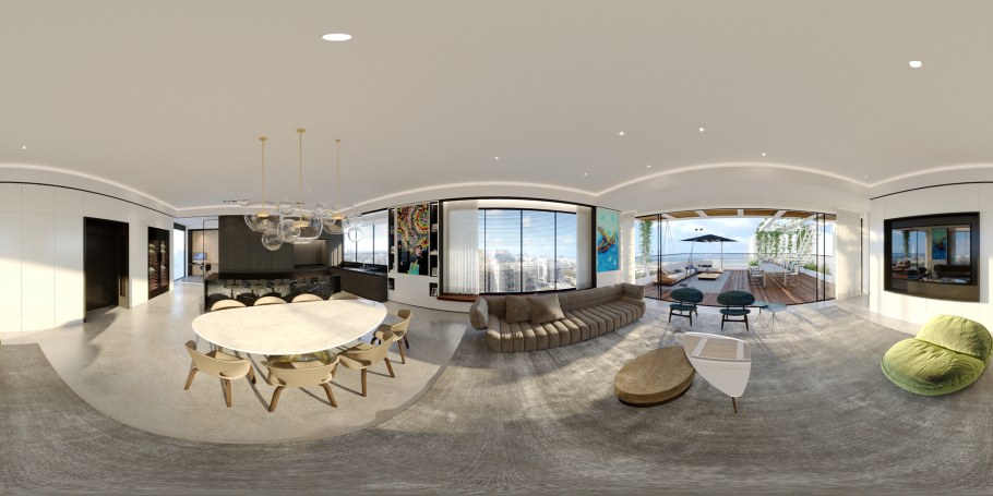 Интерьер панорама