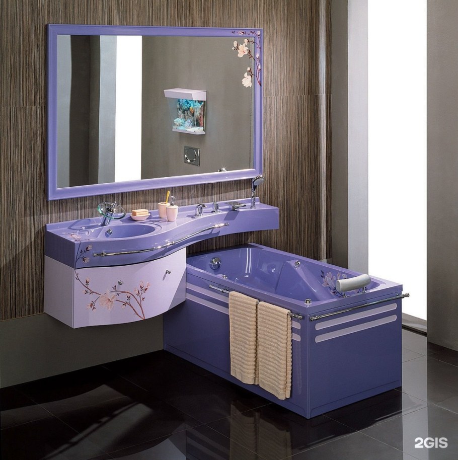 Цвет и стиль сантехника из литьевого мрамора