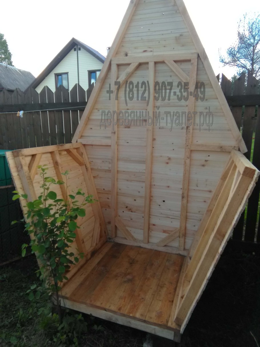 Уличный туалет Теремок