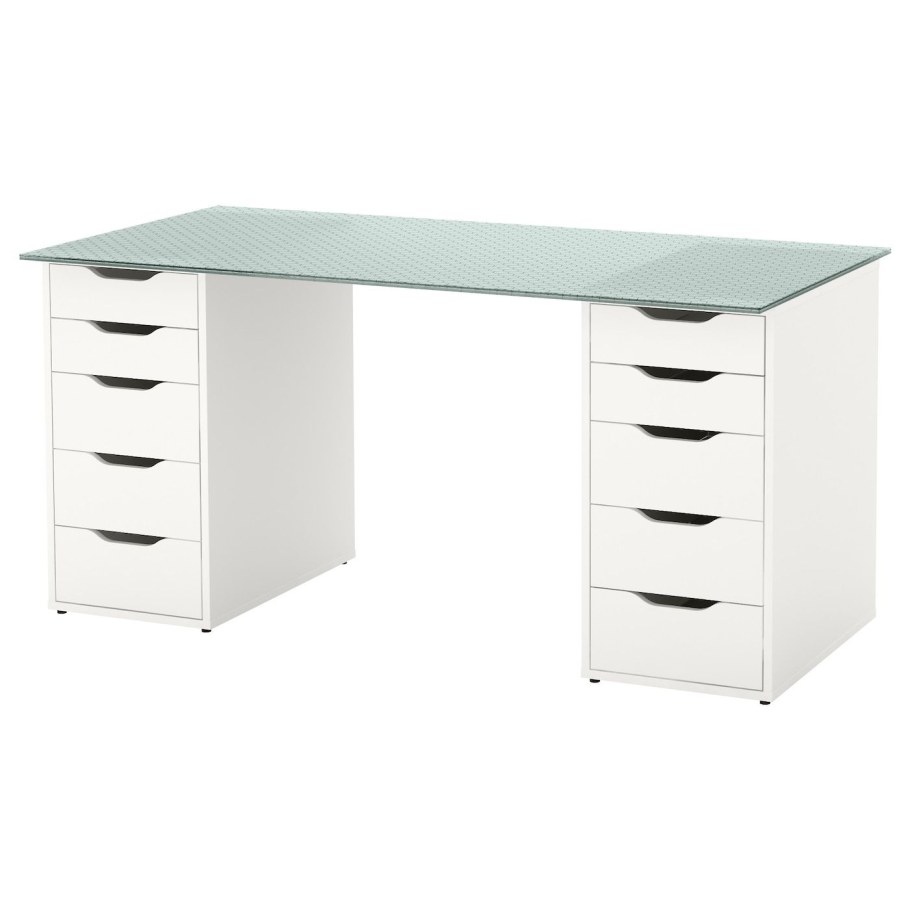 Стеклянный стол икеа ГЛАСХОЛЬМ