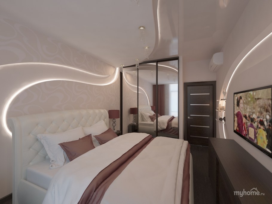 Интерьер для спальни 2,5 на 3,5 метра