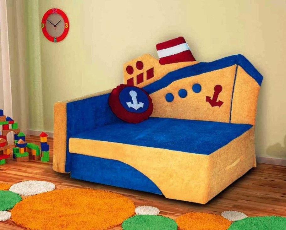 Детский диван Пароходик
