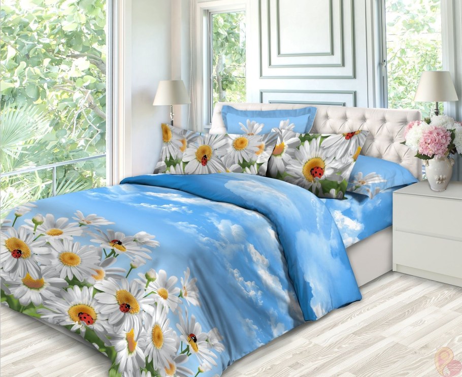 Постельное белье 2-спальное с евро простыней Бояртекс Luxor 27863 а HLX сатин