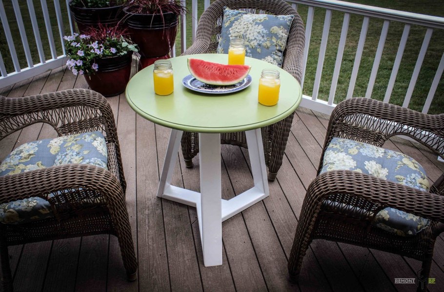 Столик из катушки для кабеля