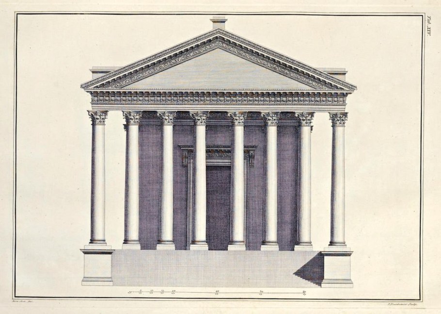 Коринфский ордер здания фасад