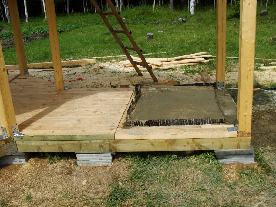 Основание для беседки