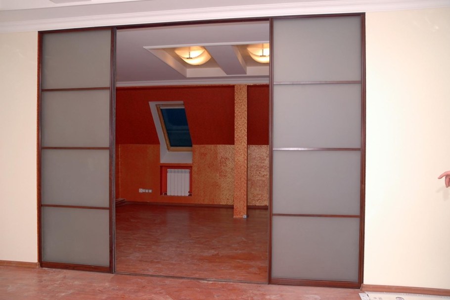 Межкомнатные перегородки из гипсокартона раздвижные