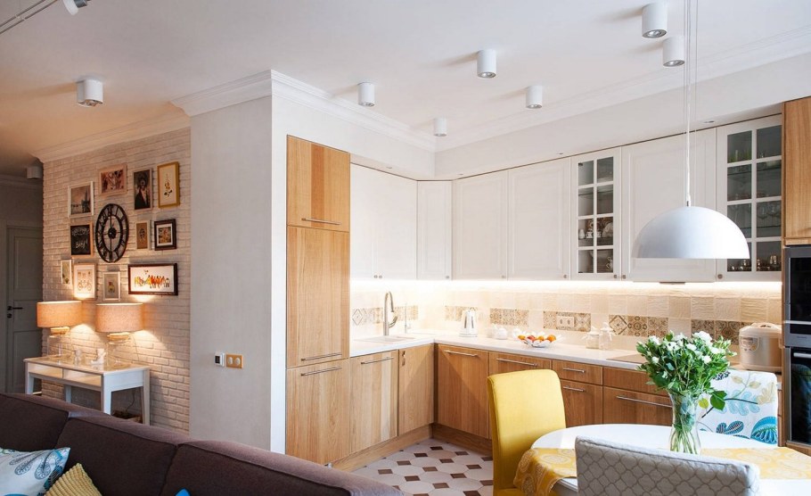 Обеденная зона для маленькой кухни 9кв