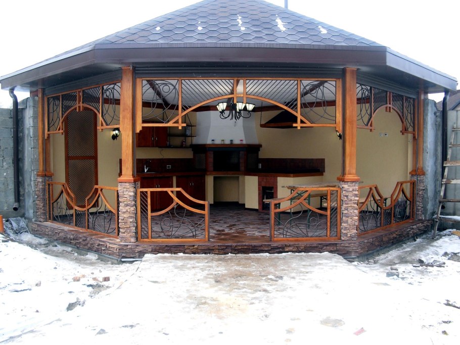 Зимняя беседка