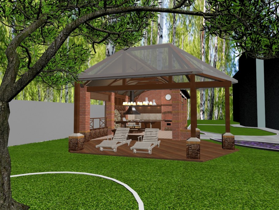 В гостях у сказки Есаулово беседки