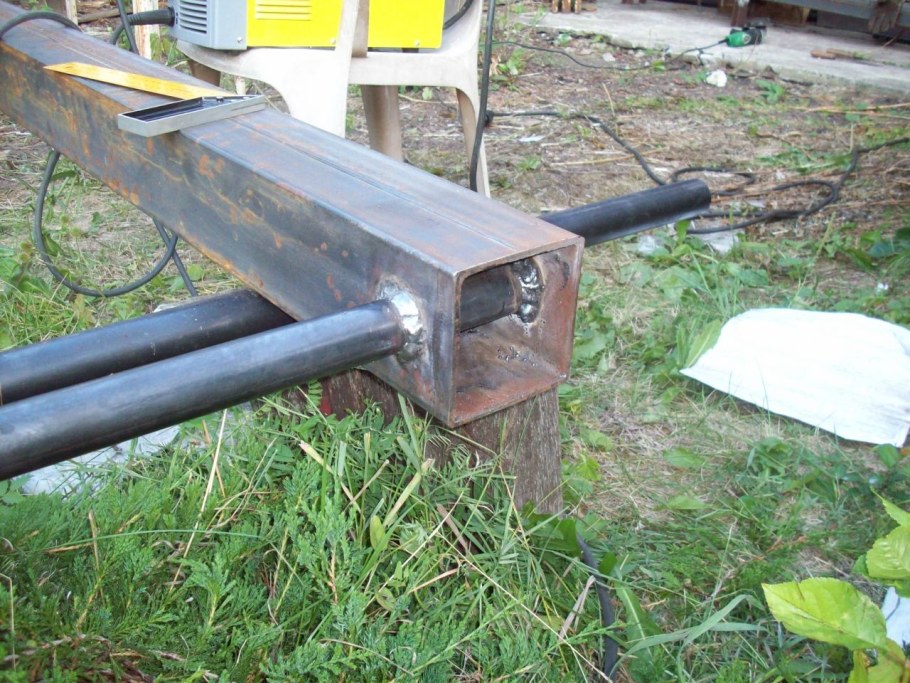 Турник из профильной трубы