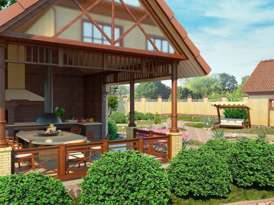 Мастерлэнд барбекю беседки